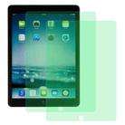 For iPad 9.7 (2018) 2 PCS 9H 2.5D Eye Protection Green Light Explosion-proof Tempered Glass Film - 1