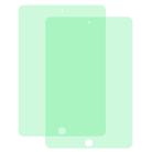 For iPad Mini 3 & 2 2 PCS 9H 2.5D Eye Protection Green Light Explosion-proof Tempered Glass Film - 1