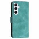 For Samsung Galaxy A26 5G Grid Butterfly Embossed Pattern Leather Phone Case with Lanyard(Light Blue) - 3