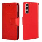 For Sony Xperia 1 VI Crystal Texture Leather Phone Case(Red) - 1