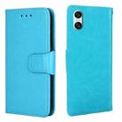 For Sony Xperia 10 VI Crystal Texture Leather Phone Case(Sky Blue) - 1