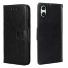 For Sony Xperia 10 VI Crystal Texture Leather Phone Case(Black) - 1