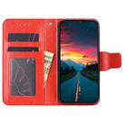 For Fujitsu Arrows We2 Plus Crystal Texture Leather Phone Case(Red) - 3