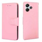 For Redmi 13 4G Crystal Texture Leather Phone Case(Pink) - 1