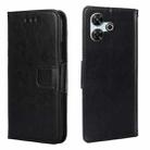 For Redmi 13 4G Crystal Texture Leather Phone Case(Black) - 1