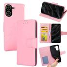 For Redmi A5 4G 171.7mm Crystal Texture Leather Phone Case(Pink) - 1