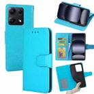 For Redmi Note 14S 4G Crystal Texture Leather Phone Case(Sky Blue) - 1