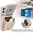 For Samsung Galaxy S24+ 5G Crossbody Lanyard Zipper Wallet Leather Phone Case(Beige) - 3