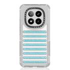 For Redmi Note 14 Pro 5G Capsule Glitter TPU Hybrid PC Airbag Phone Case(Blue) - 1
