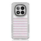 For Redmi Note 14 Pro 5G Capsule Glitter TPU Hybrid PC Airbag Phone Case(Pink) - 1