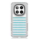 For Redmi Note 14 Pro+ 5G Capsule Glitter TPU Hybrid PC Airbag Phone Case(Blue) - 1