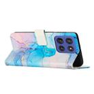 For Motorola Moto G Stylus 5G 2025 Painted Marble Pattern Leather Phone Case(Pink Green) - 3