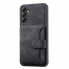 For Samsung Galaxy S25 5G Skin Feel Dream RFID Anti-theft PU Card Bag Phone Case(Black) - 2