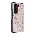 For Samsung Galaxy Z Fold5 Printed Double Buckle RFID Anti-theft Phone Case(Dried Flower World) - 2