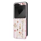 For Samsung Galaxy Z Flip6 Printed Double Buckle RFID Anti-theft Phone Case(Dried Flower World) - 2