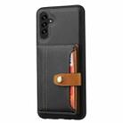 For Samsung Galaxy S25 5G Calfskin Card Slot TPU Hybrid PU Phone Case(Black) - 2