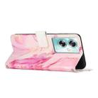 For OnePlus Nord N30 SE Global Painted Marble Pattern Leather Phone Case(Rose Gold) - 3