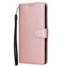 For Samsung Galaxy S25+ 5G 3-Card Slots Multifunctional Leather Phone Case(Rose Gold) - 2