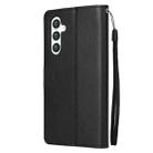For Samsung Galaxy S25+ 5G 3-Card Slots Multifunctional Leather Phone Case(Black) - 3