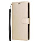 For Samsung Galaxy S25+ 5G 3-Card Slots Multifunctional Leather Phone Case(Gold) - 2