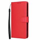 For Samsung Galaxy S25+ 5G 3-Card Slots Multifunctional Leather Phone Case(Red) - 2