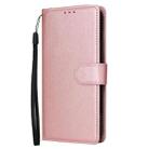 For Samsung Galaxy S25 5G 3-Card Slots Multifunctional Leather Phone Case(Rose Gold) - 2