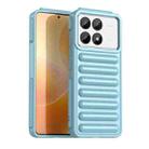 For Redmi K70 Pro Capsule Series Candy Color IMD Phone Case(Blue) - 1