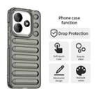 For Redmi Note 14 5G Capsule Series Candy Color IMD Phone Case(Transparent Grey) - 2