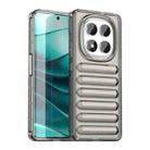 For Redmi Note 14 Pro 5G Capsule Series Candy Color IMD Phone Case(Transparent Grey) - 1