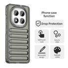 For Redmi Note 14 Pro 5G Capsule Series Candy Color IMD Phone Case(Transparent Grey) - 2
