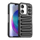 For Honor X5 Plus Capsule Series Candy Color IMD Phone Case(Black) - 1