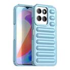 For Honor X6a Capsule Series Candy Color IMD Phone Case(Blue) - 1