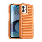 For Motorola Moto G14 Capsule Series Candy Color IMD Phone Case(Orange) - 1