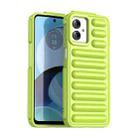 For Motorola Moto G14 Capsule Series Candy Color IMD Phone Case(Green) - 1