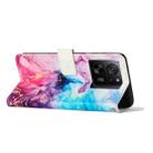 For Xiaomi 13T / 13T Pro Painted Marble Pattern Leather Phone Case(Pink Purple) - 3