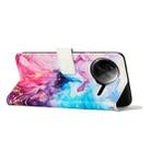For Xiaomi Poco F7 Pro / Poco F7 Ultra Painted Marble Pattern Leather Phone Case(Pink Purple) - 3