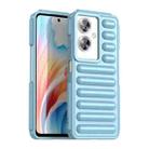 For OPPO A2 Capsule Series Candy Color IMD Phone Case(Blue) - 1