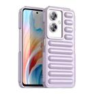 For OPPO A2 Capsule Series Candy Color IMD Phone Case(Purple) - 1