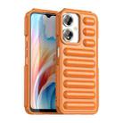 For OPPO A59 Capsule Series Candy Color IMD Phone Case(Orange) - 1