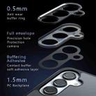For Samsung Galaxy A56 5G Armor Precise Hole PC Hybrid TPU Phone Case(Frosted Black) - 3
