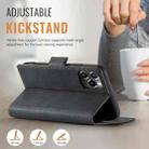 For iPhone 11 Pro AutSpace A11 Side Buckle MagSafe Magnetic RFID Phone Leather Case(Black) - 3