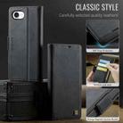 For iPhone 16e AutSpace A11 Side Buckle MagSafe Magnetic RFID Phone Leather Case(Black) - 2