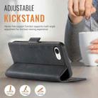 For iPhone 16e AutSpace A11 Side Buckle MagSafe Magnetic RFID Phone Leather Case(Black) - 3