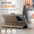 For Samsung Galaxy Note20 Ultra AutSpace A11 Side Buckle MagSafe Magnetic RFID Phone Leather Case(Coffee) - 3