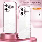 For Redmi K80 Pro Transparent Plating Fine Hole Phone Case(Purple) - 2