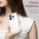 For Redmi Note14 4G 163.25mm Transparent Plating Fine Hole Phone Case(Green) - 3