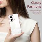 For Honor 300 Transparent Plating Fine Hole Phone Case(Gold) - 3