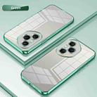 For Honor 400 Pro Global 160.8mm Transparent Plating Fine Hole Phone Case(Green) - 2