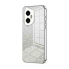 For Honor 300 Gradient Glitter Powder Electroplated Phone Case(Silver) - 1