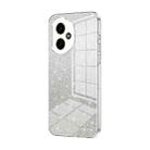 For Honor 400 Global 156.5mm Gradient Glitter Powder Electroplated Phone Case(Transparent) - 1
